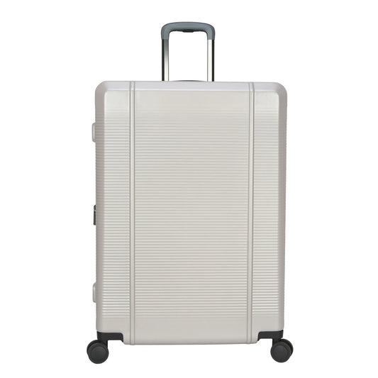 btL 28-inch Hardside Checked Upright Luggage, Taupe